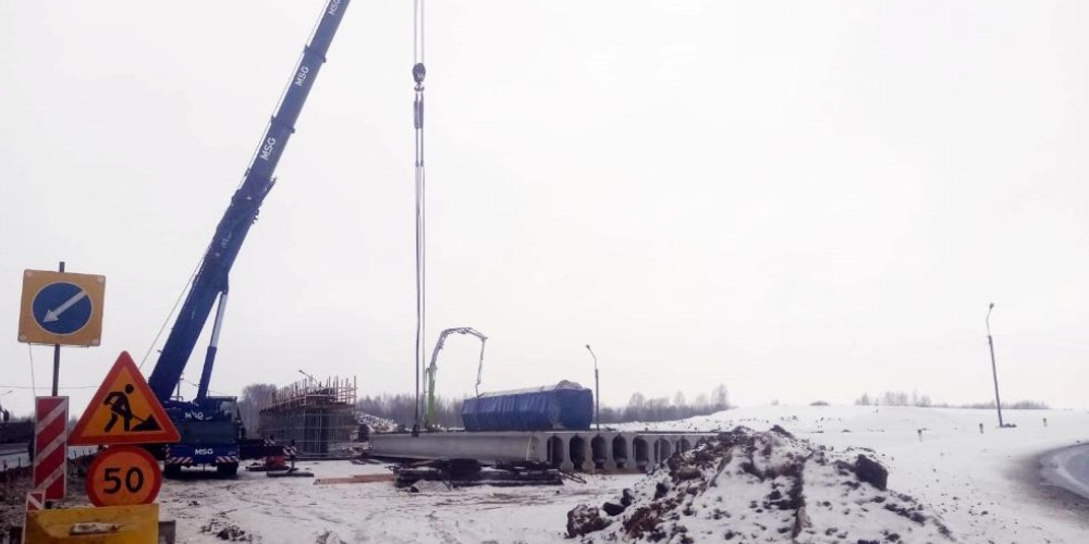 Владимирская область трасса М-12 стройка