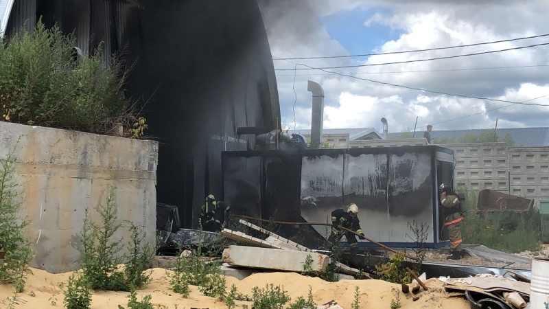 Ковров, пожар